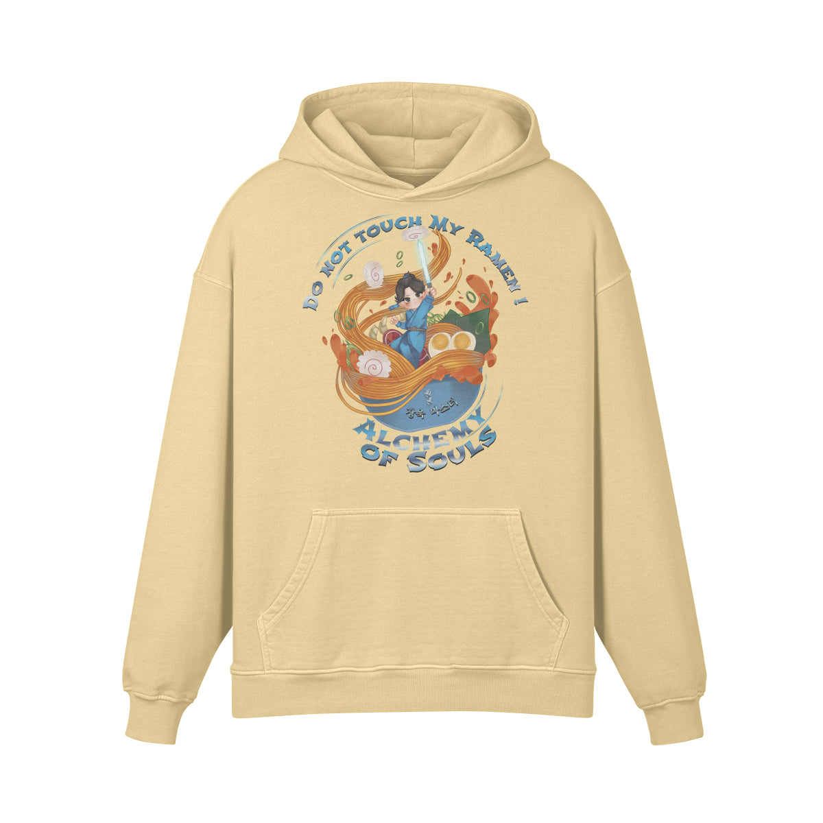 Premium Hoodie washed out look " Handgemahlt von LUKART" Alchemy of Souls-ASIA-Shirts
