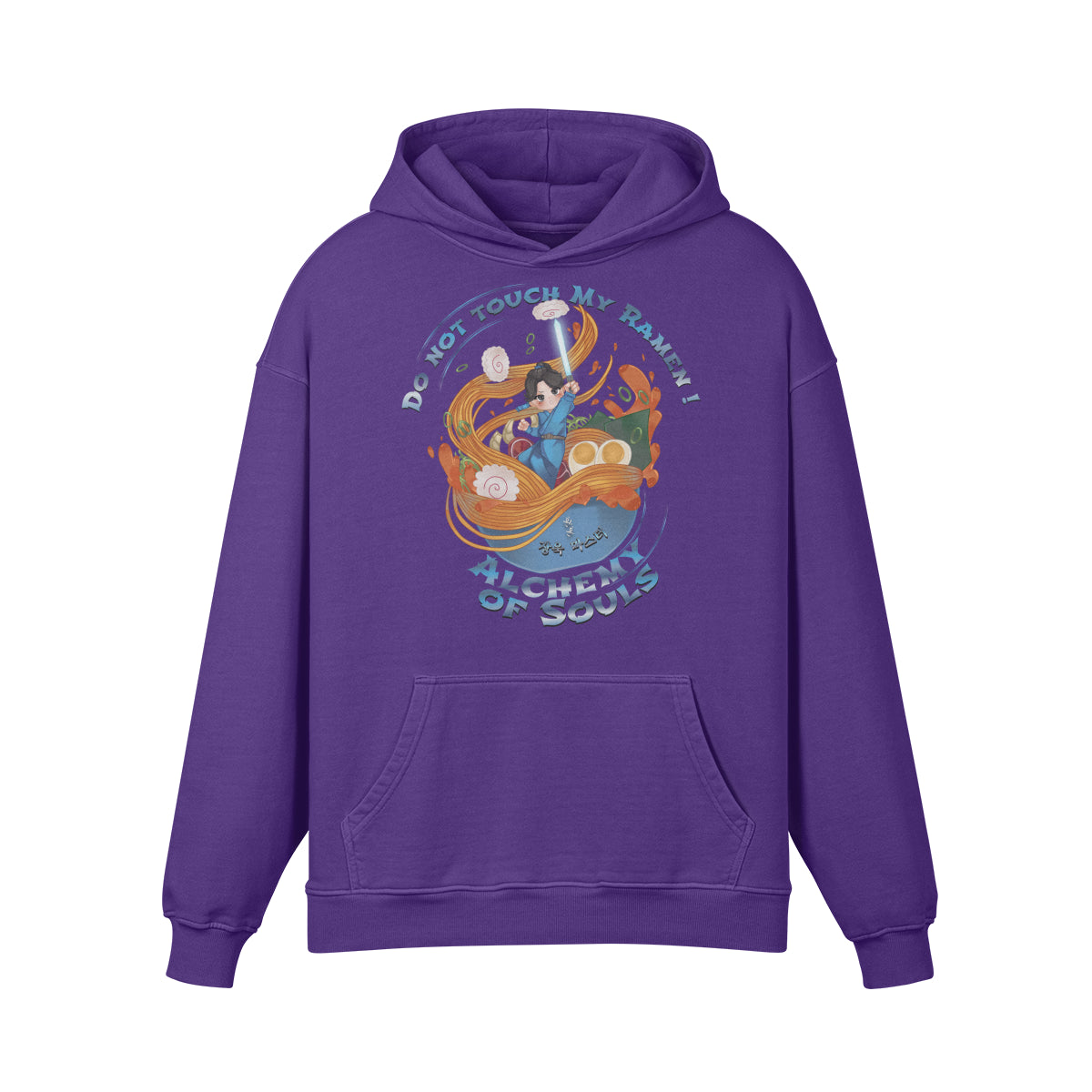 Premium Hoodie washed out look " Handgemahlt von LUKART" Alchemy of Souls-ASIA-Shirts