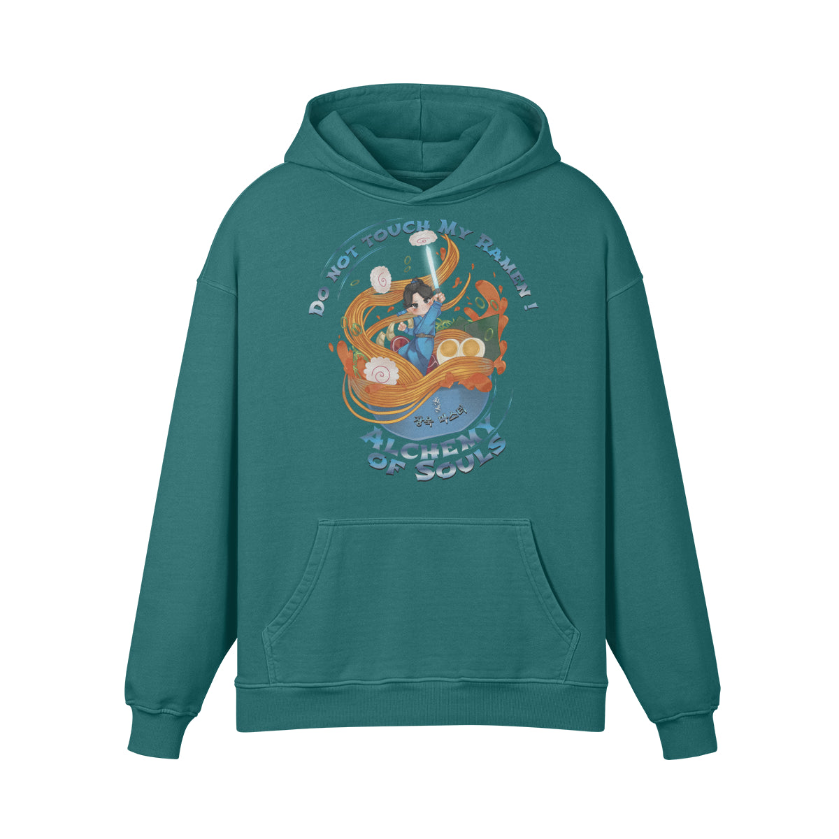 Premium Hoodie washed out look " Handgemahlt von LUKART" Alchemy of Souls-ASIA-Shirts