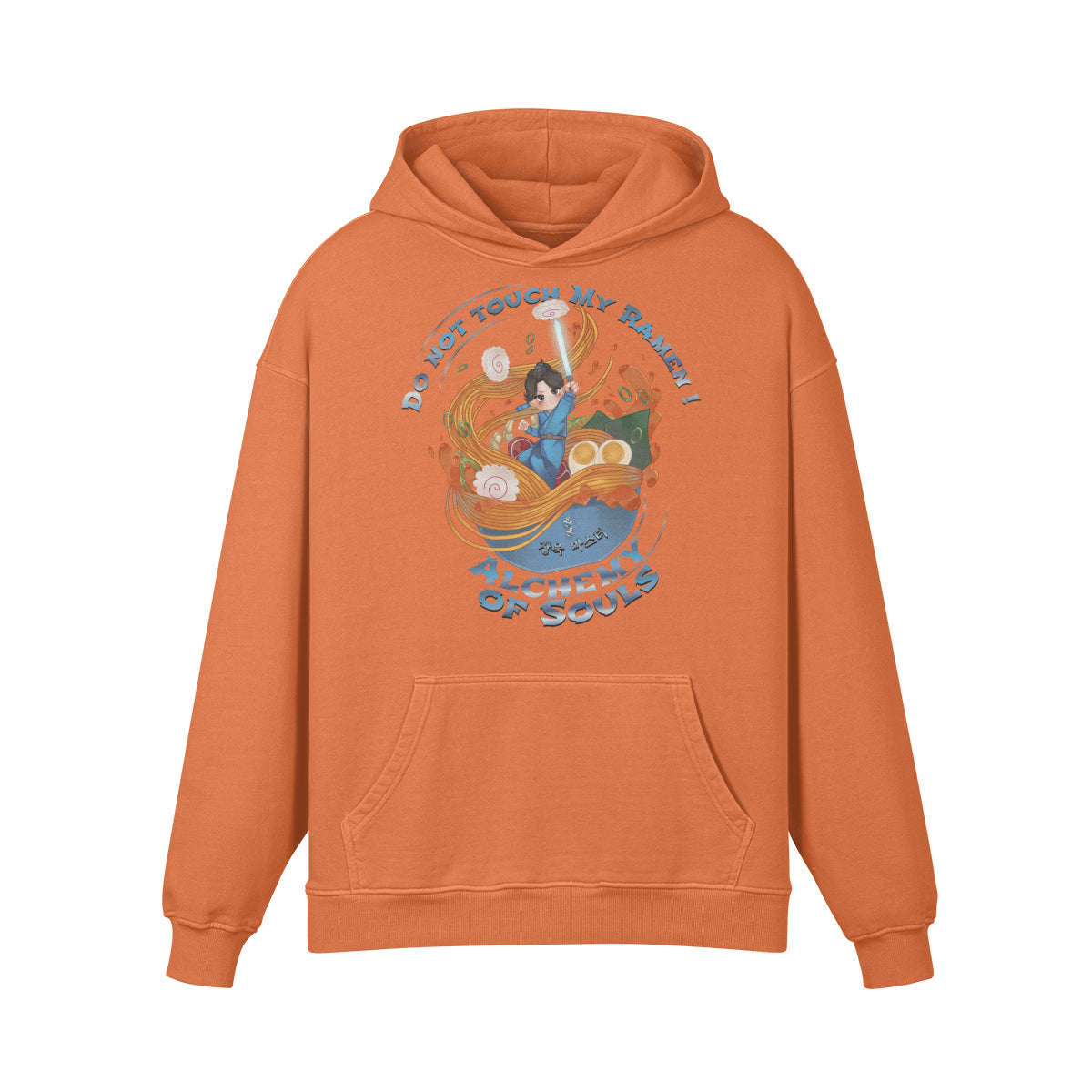 Premium Hoodie washed out look " Handgemahlt von LUKART" Alchemy of Souls-ASIA-Shirts
