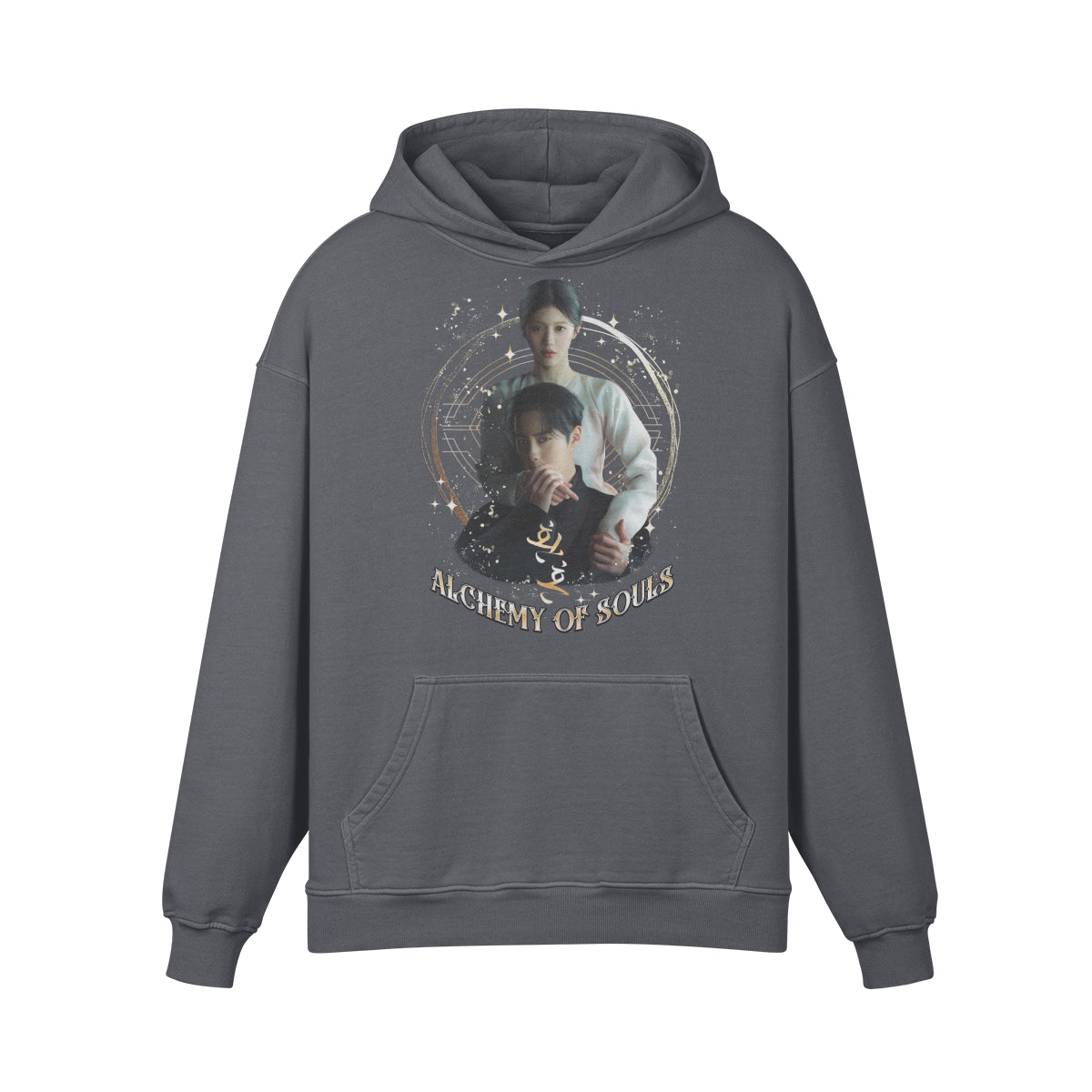 Premium Hoodie washed out look " Handgemahlt von LUKART" Alchemy of Souls-ASIA-Shirts