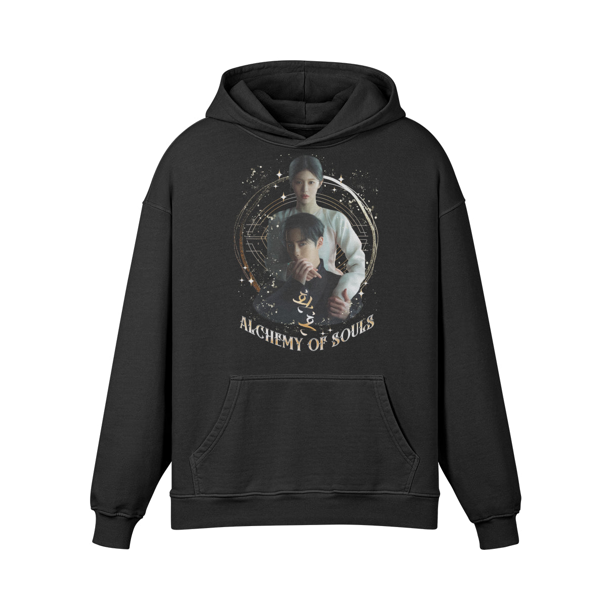 Premium Hoodie washed out look " Handgemahlt von LUKART" Alchemy of Souls-ASIA-Shirts