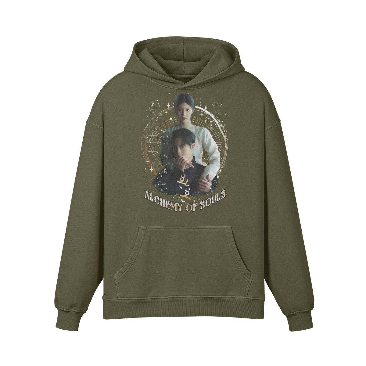 Premium Hoodie washed out look " Handgemahlt von LUKART" Alchemy of Souls-ASIA-Shirts