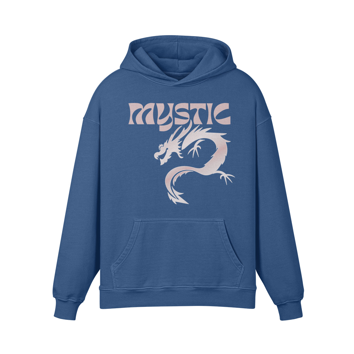 Premium Hoodie washed out look "Mystic Dragon" print-ASIA-Shirts