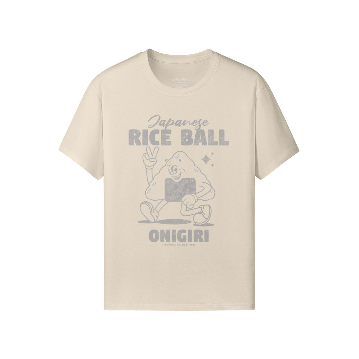 Print T-Shirt Japanese Rice Ball ONIGIRI-ASIA-Shirts