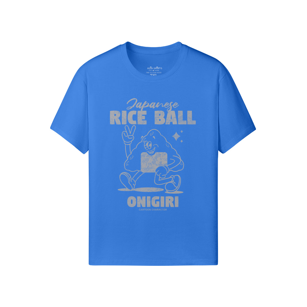Print T-Shirt Japanese Rice Ball ONIGIRI-ASIA-Shirts