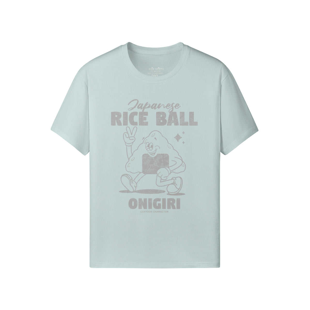 Print T-Shirt Japanese Rice Ball ONIGIRI-ASIA-Shirts