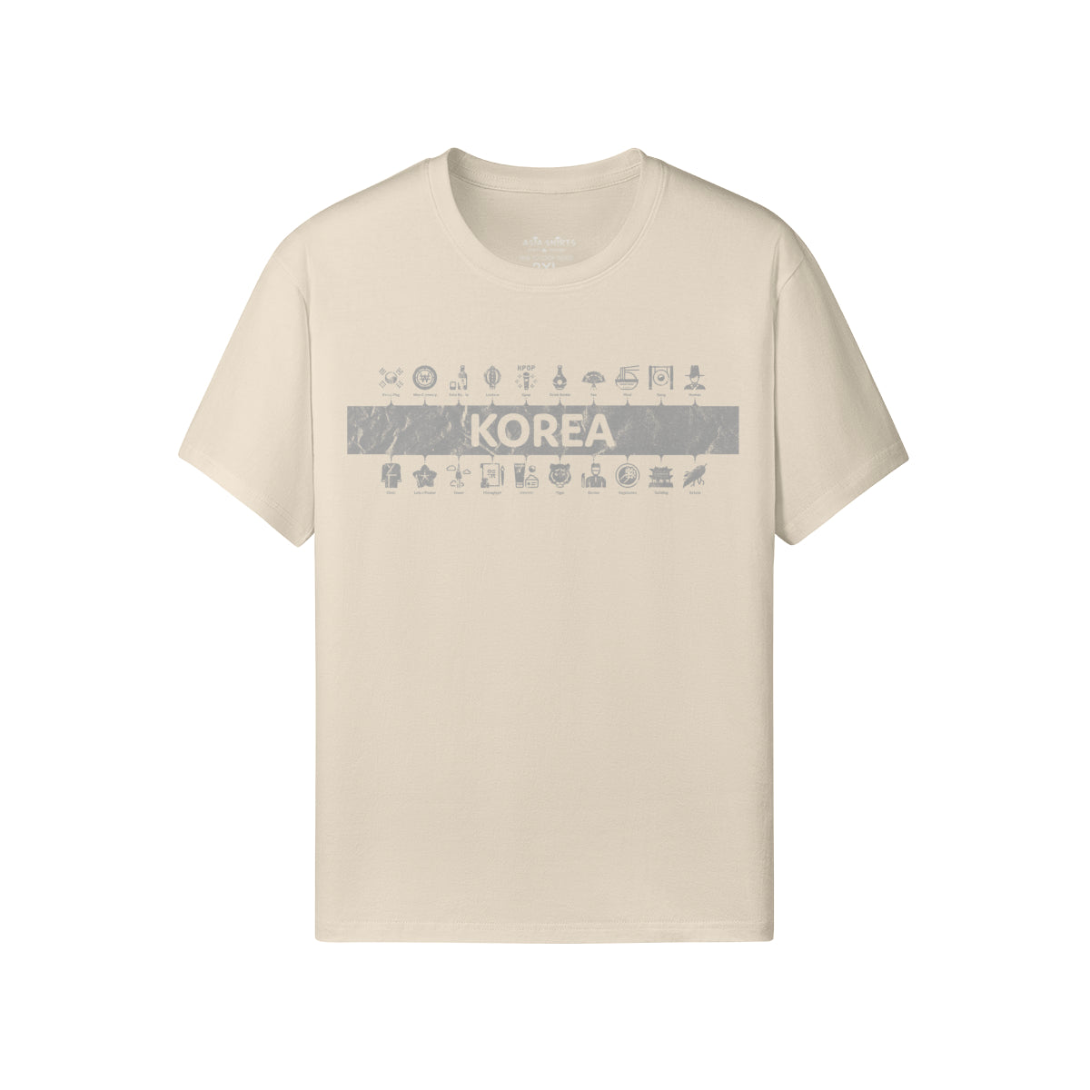 Print T-Shirt Korea-ASIA-Shirts