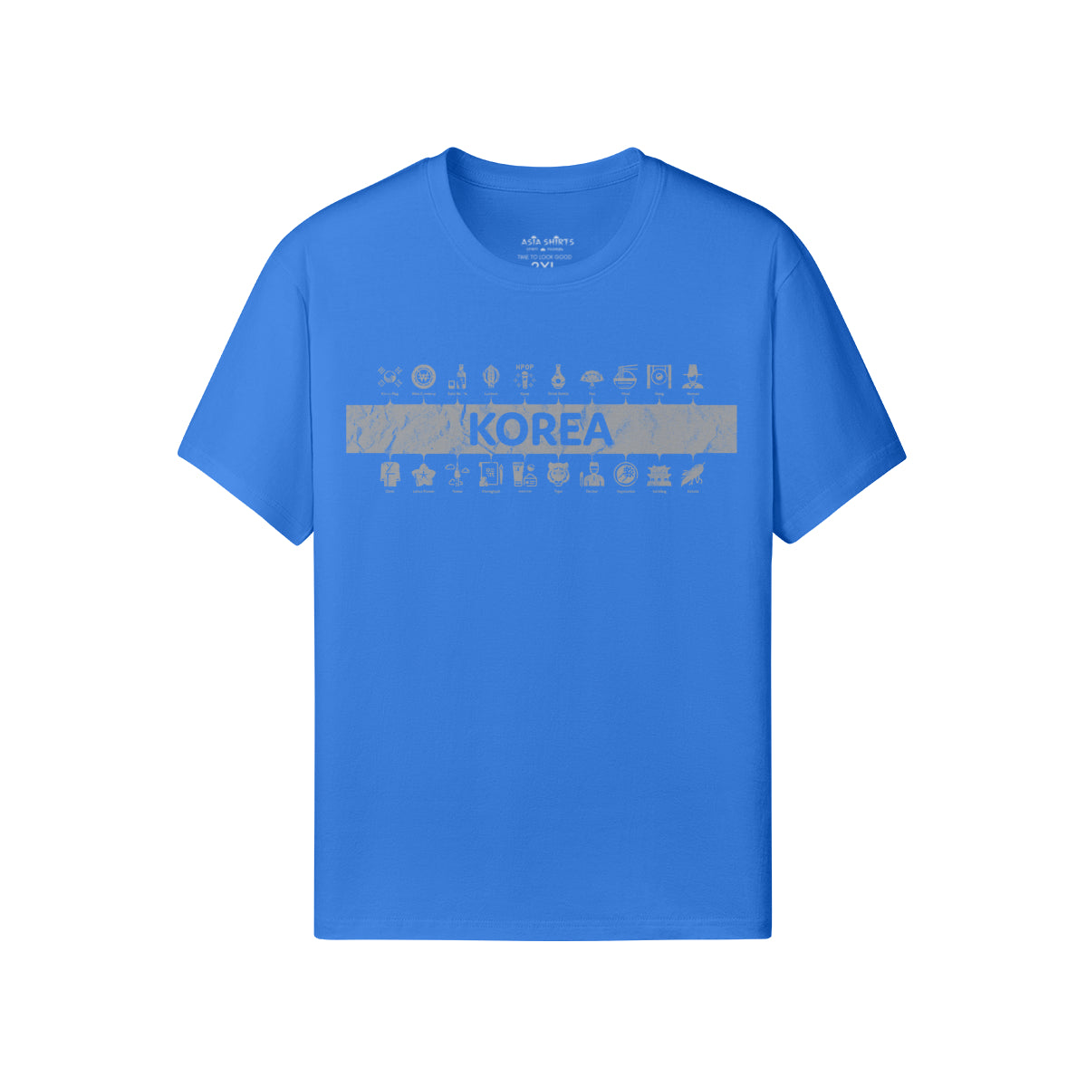 Print T-Shirt Korea-ASIA-Shirts