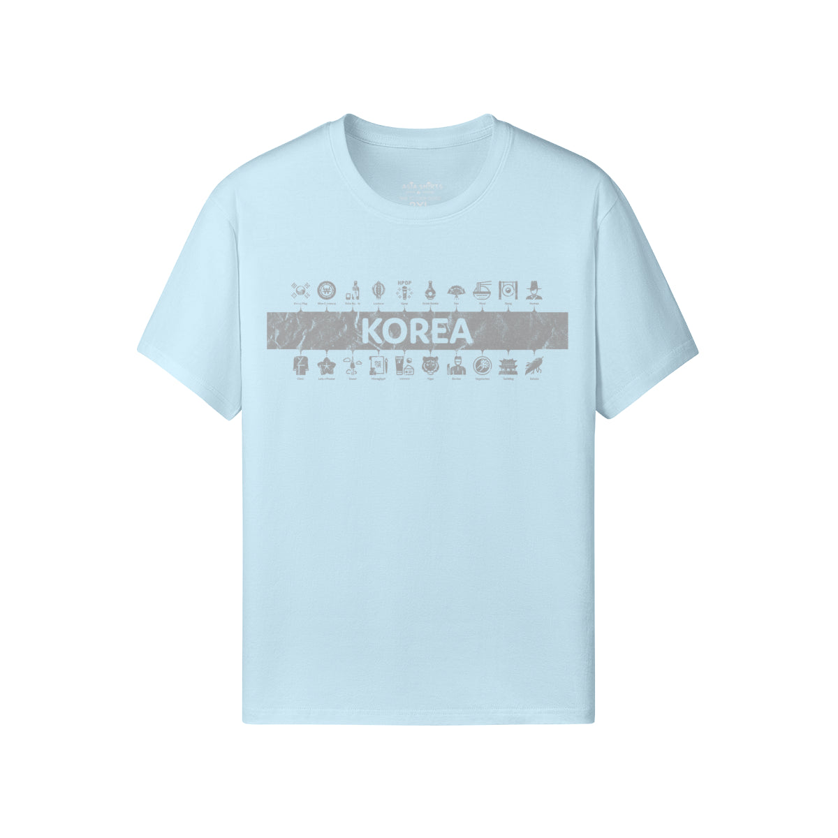 Print T-Shirt Korea-ASIA-Shirts