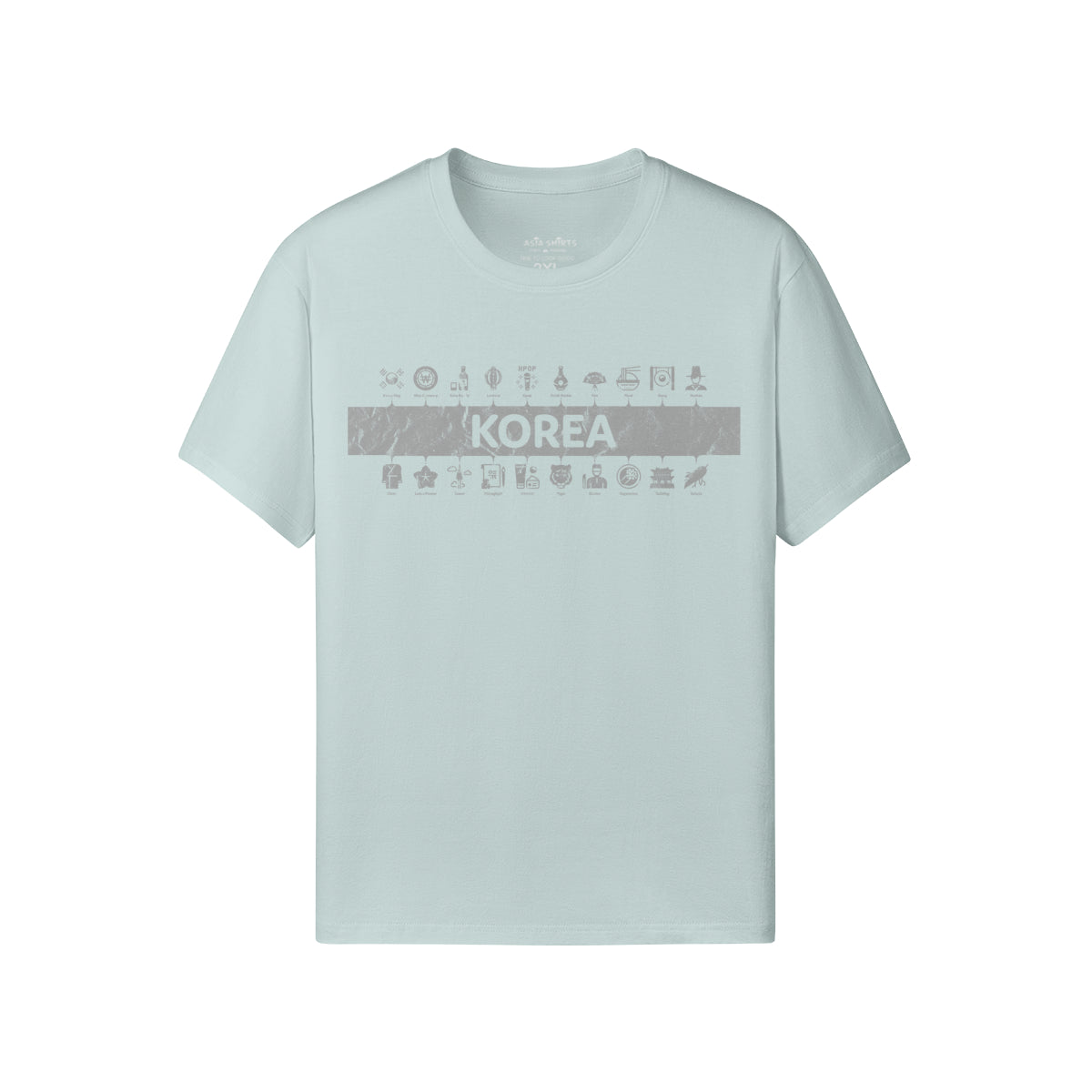 Print T-Shirt Korea-ASIA-Shirts