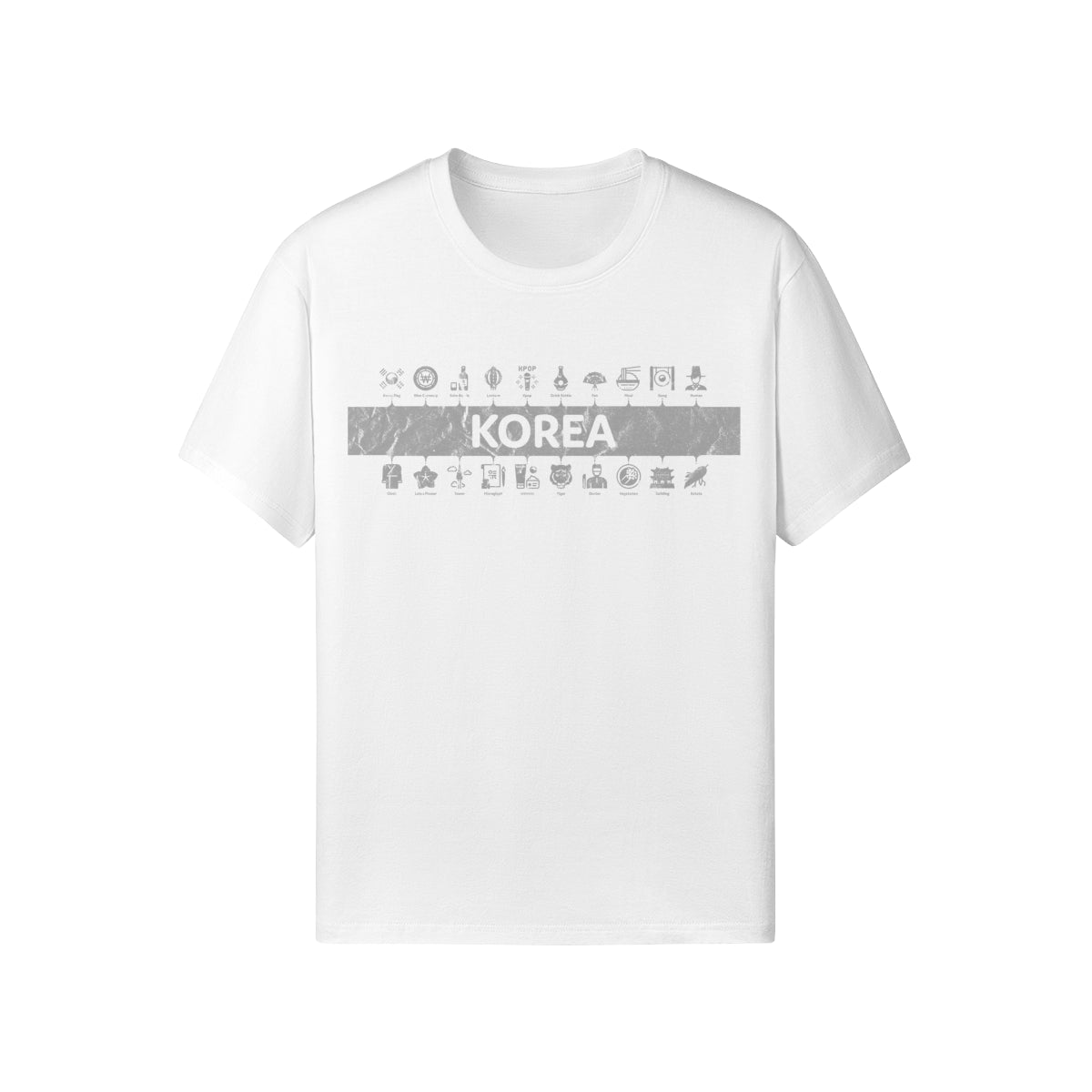 Print T-Shirt Korea-ASIA-Shirts