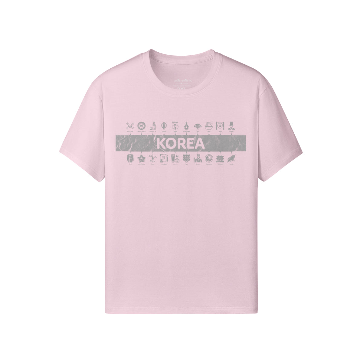 Print T-Shirt Korea-ASIA-Shirts