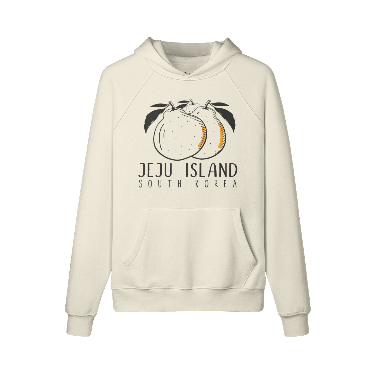 Kuscheliger Hoodie mit JEJU Island KOREA print-ASIA-Shirts