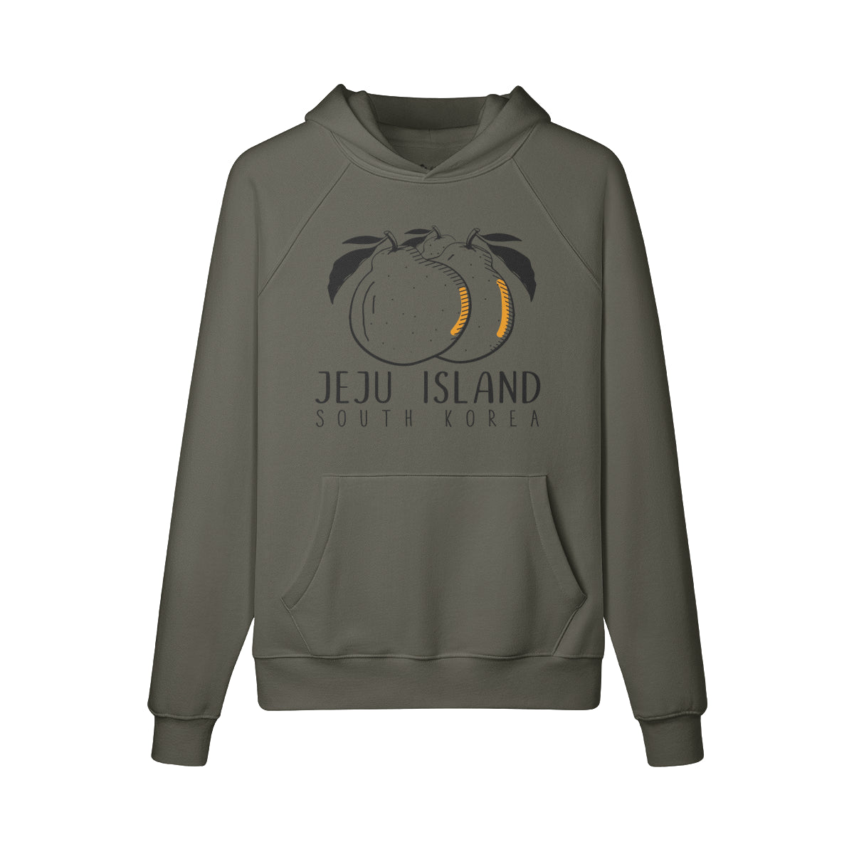 Kuscheliger Hoodie mit JEJU Island KOREA print-ASIA-Shirts