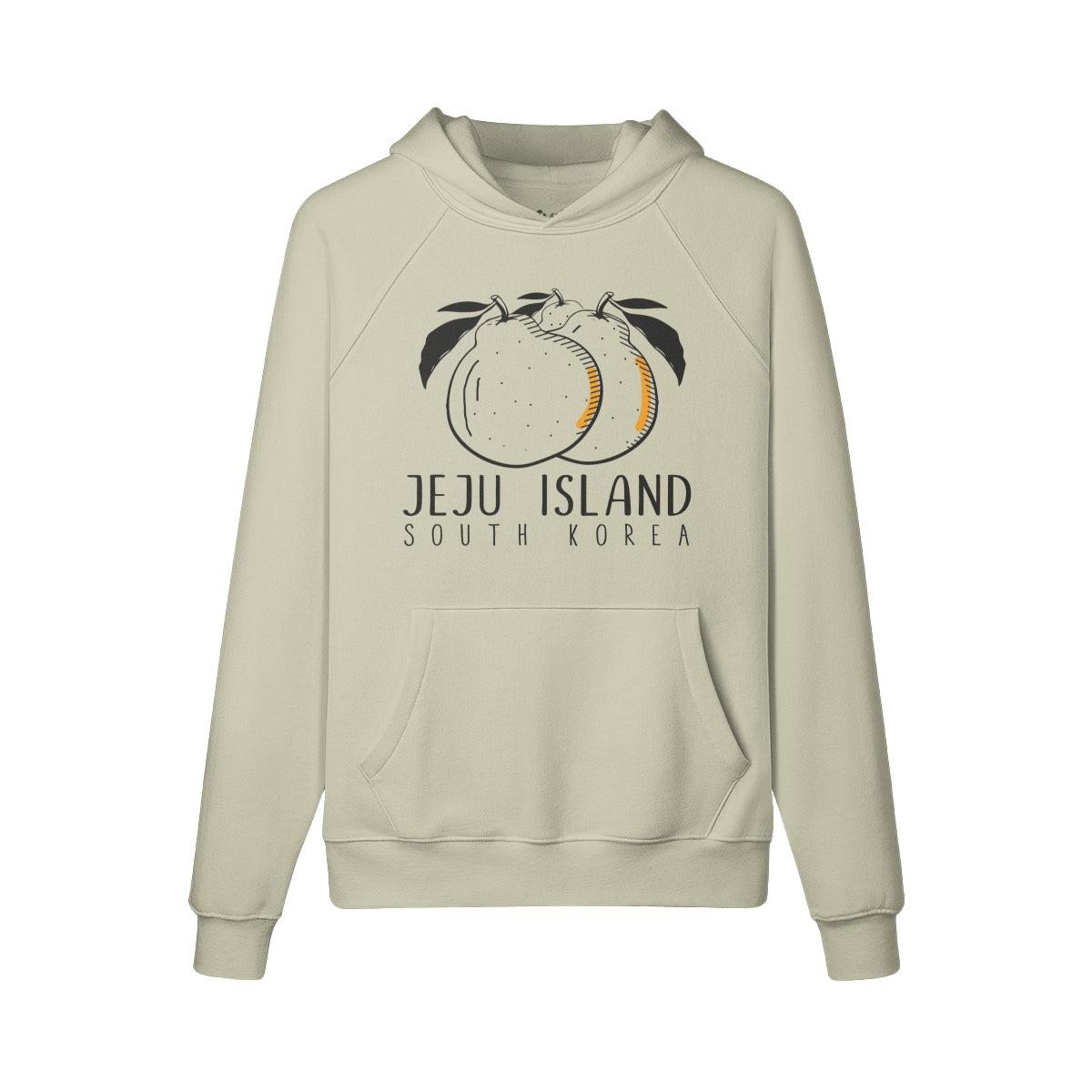Kuscheliger Hoodie mit JEJU Island KOREA print-ASIA-Shirts