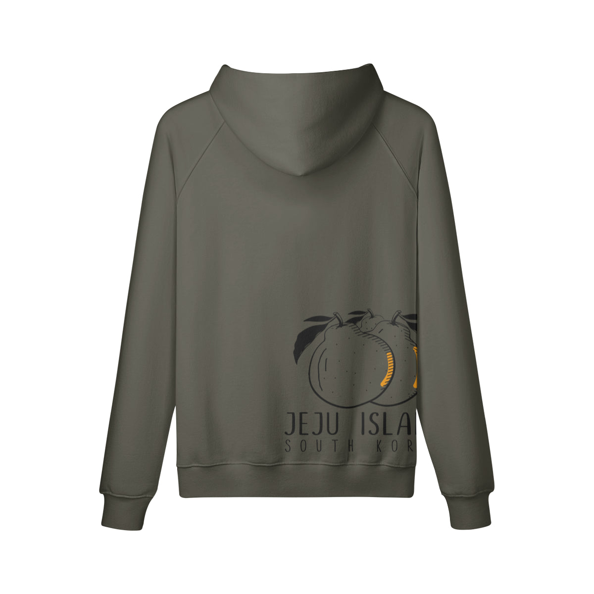 Kuscheliger Hoodie mit JEJU Island KOREA print-ASIA-Shirts