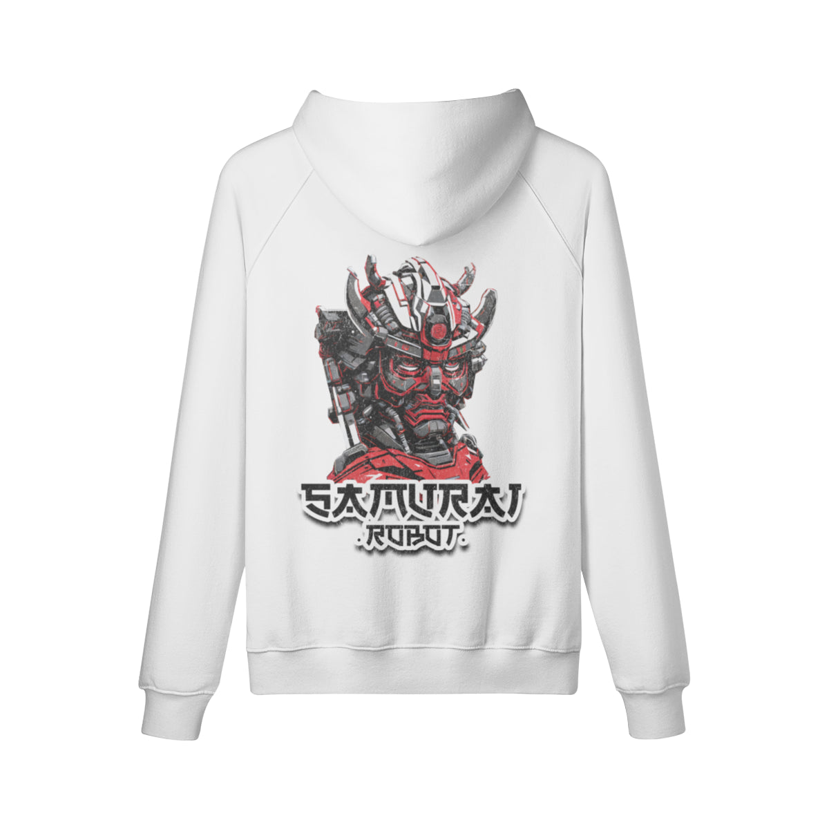Kuscheliger Hoodie mit Samurai print-ASIA-Shirts
