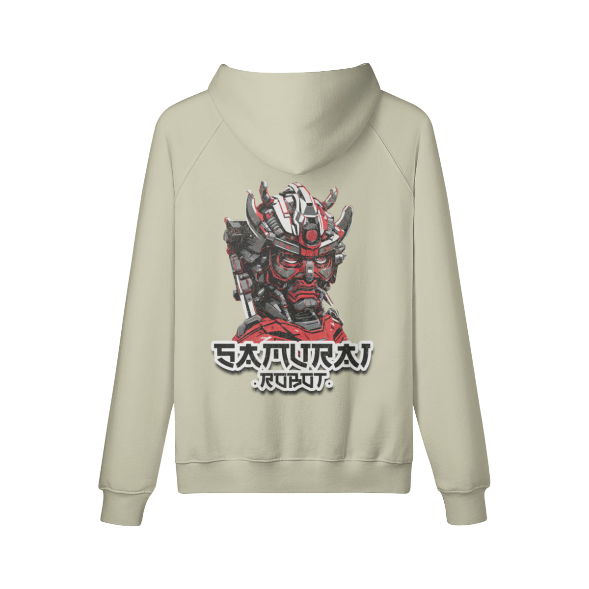 Kuscheliger Hoodie mit Samurai print-ASIA-Shirts