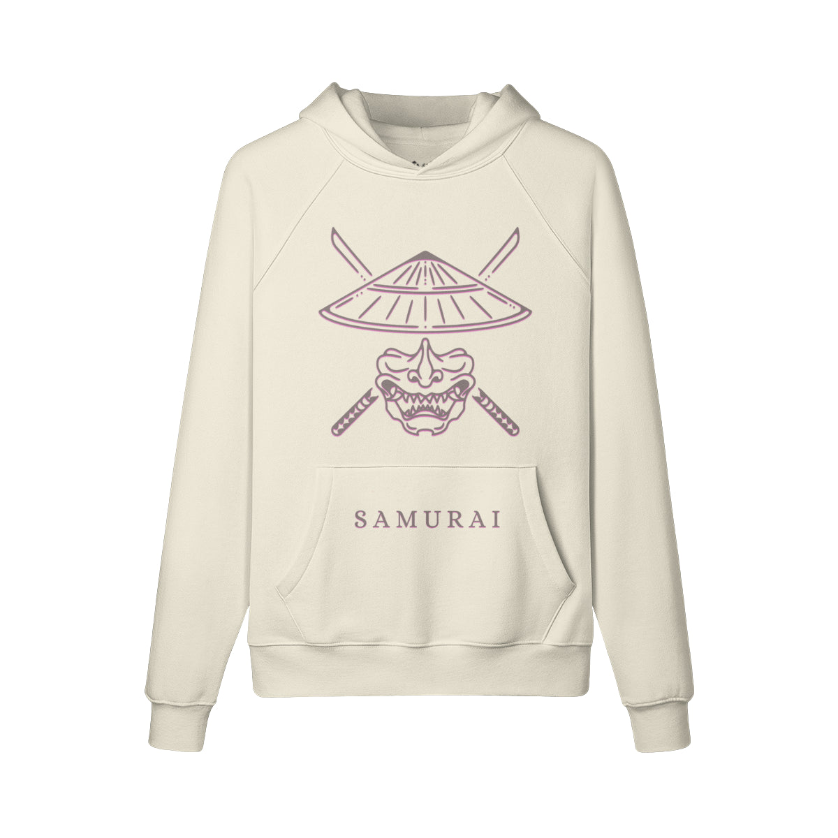 Kuscheliger Hoodie Innenseite mit Sweatfleece Samurai-ASIA-Shirts