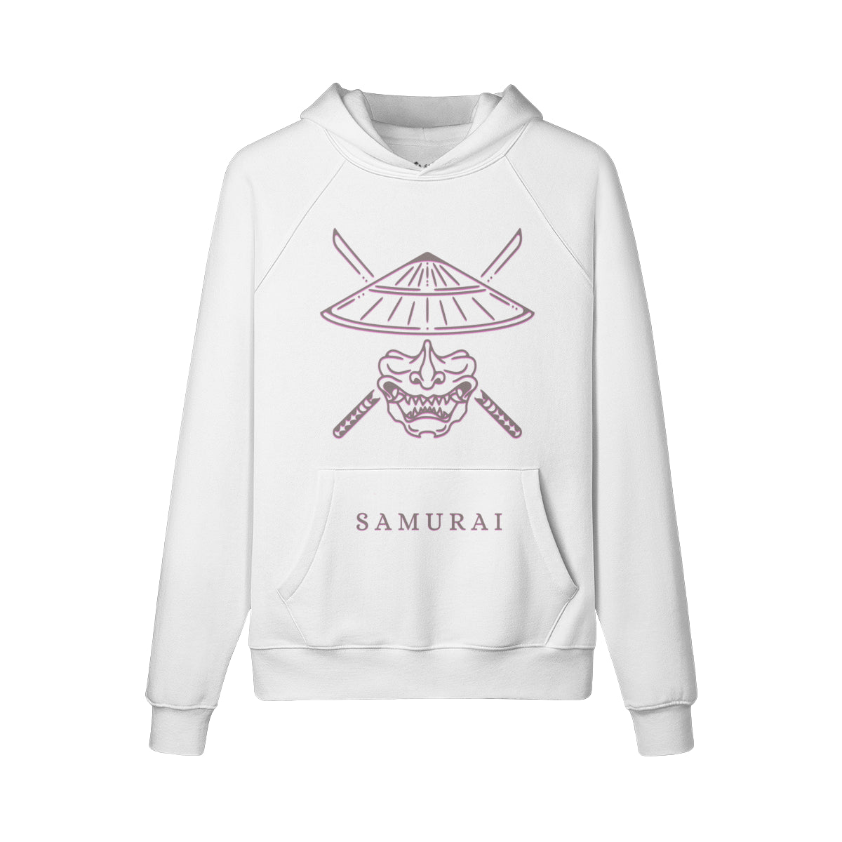 Kuscheliger Hoodie Innenseite mit Sweatfleece Samurai-ASIA-Shirts