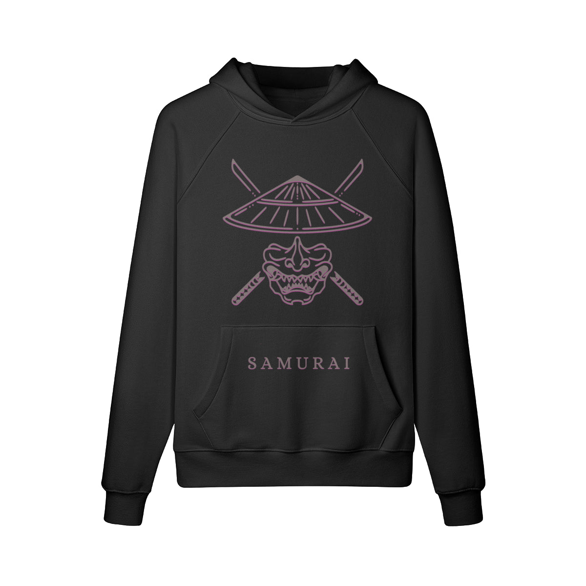 Kuscheliger Hoodie Innenseite mit Sweatfleece Samurai-ASIA-Shirts