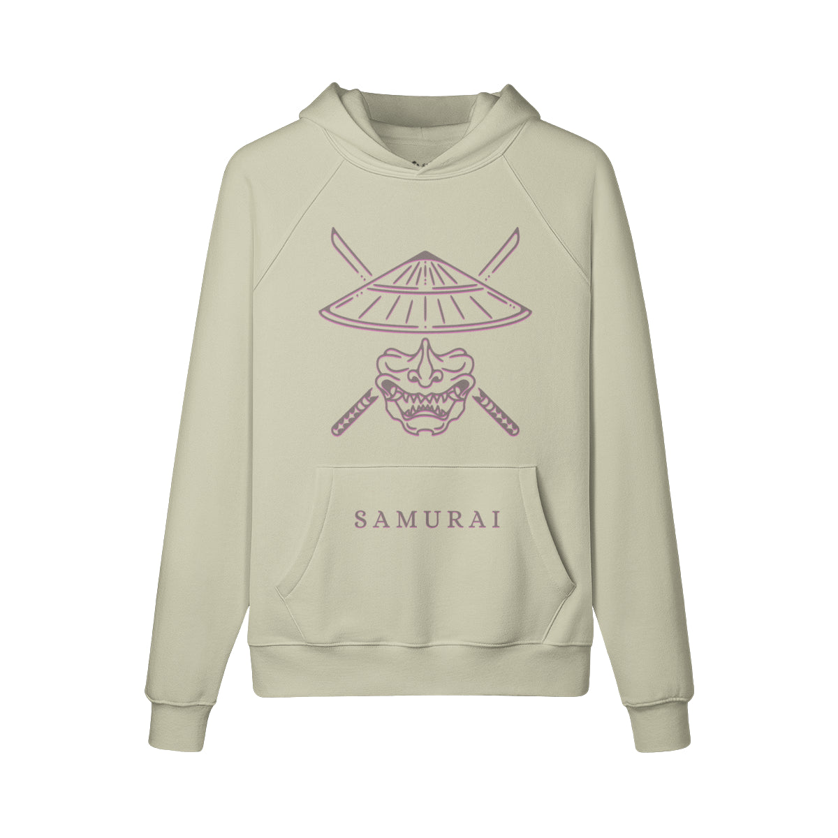 Kuscheliger Hoodie Innenseite mit Sweatfleece Samurai-ASIA-Shirts