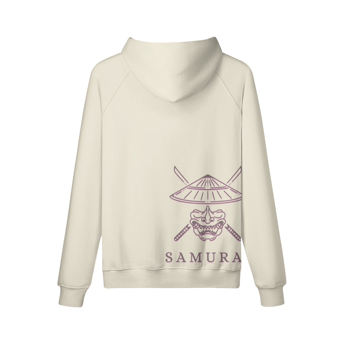 Kuscheliger Hoodie Innenseite mit Sweatfleece Samurai-ASIA-Shirts