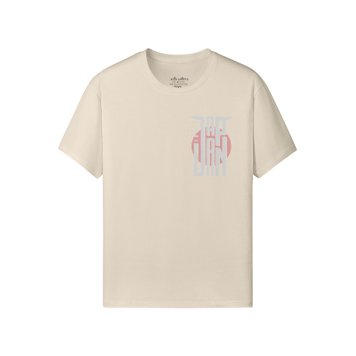 Print T-Shirt Vorder und Rückseite Japan Design-ASIA-Shirts