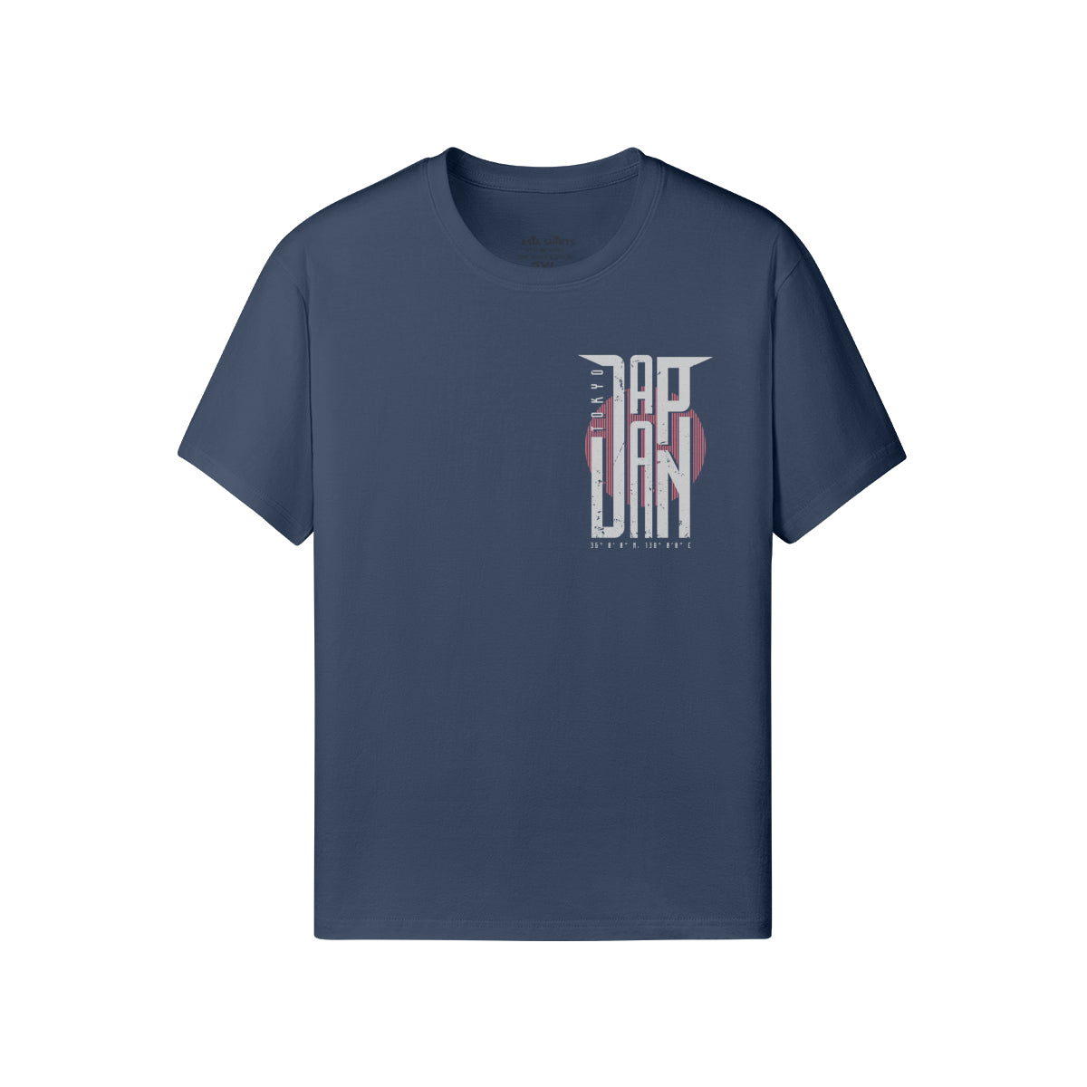 Print T-Shirt Vorder und Rückseite Japan Design-ASIA-Shirts