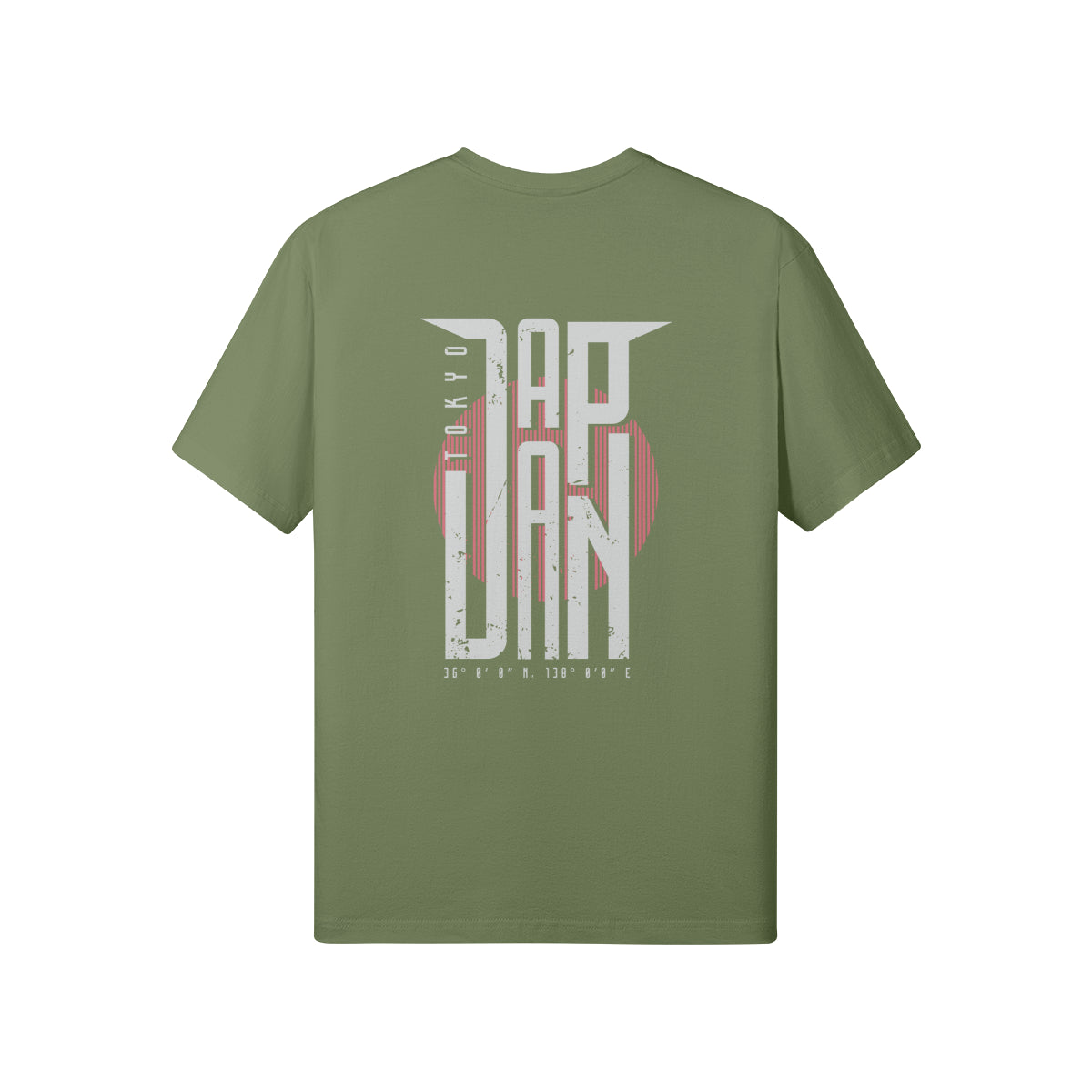 Print T-Shirt Vorder und Rückseite Japan Design-ASIA-Shirts