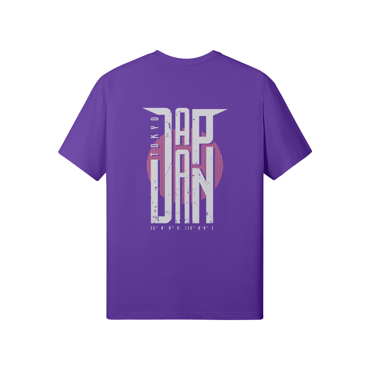 Print T-Shirt Vorder und Rückseite Japan Design-ASIA-Shirts