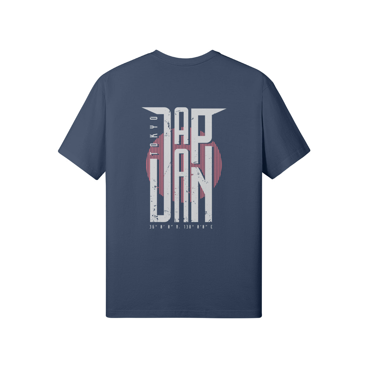 Print T-Shirt Vorder und Rückseite Japan Design-ASIA-Shirts