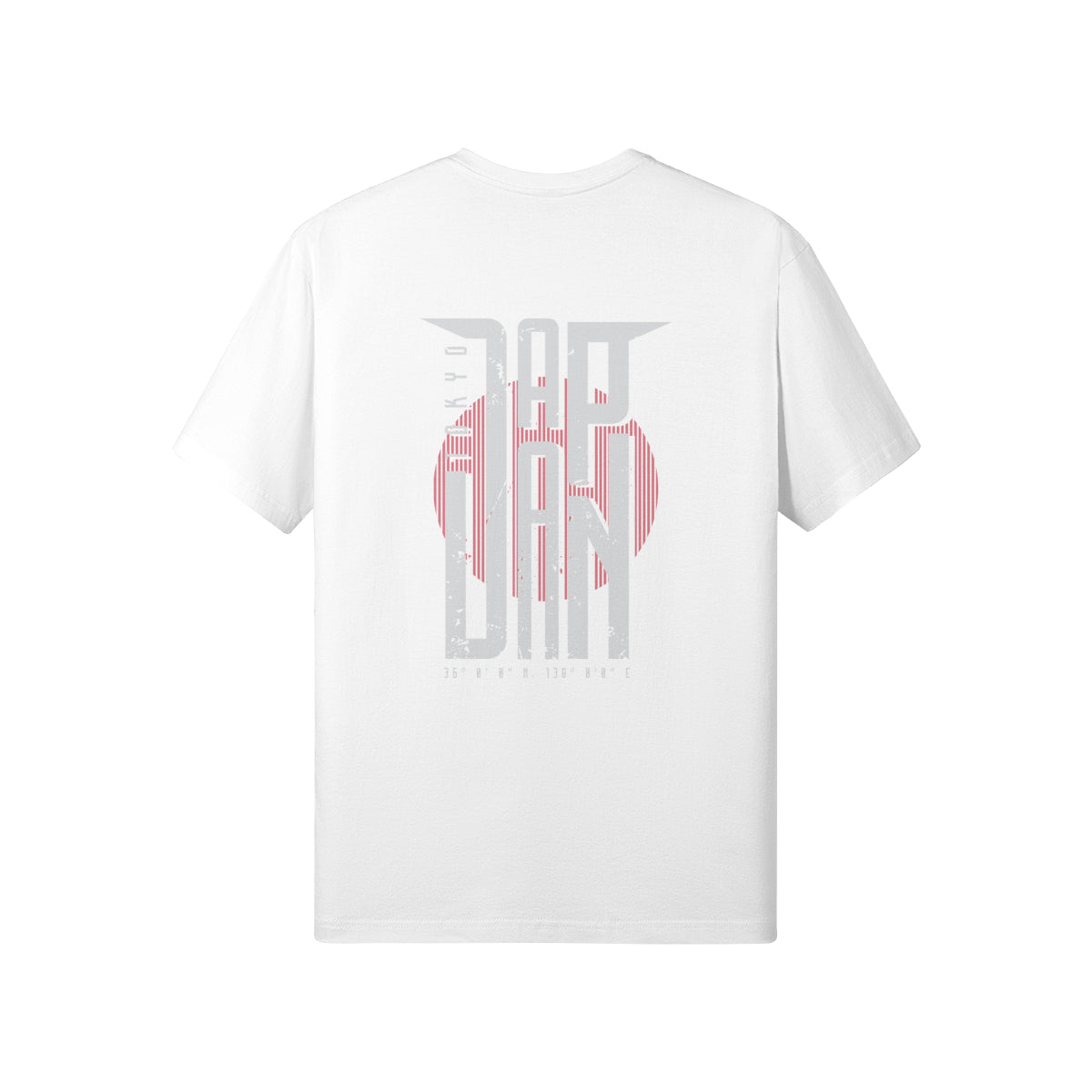 Print T-Shirt Vorder und Rückseite Japan Design-ASIA-Shirts