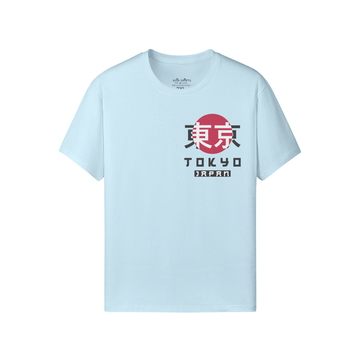 Print T-Shirt Vorder und Rückseite Japan Design-ASIA-Shirts