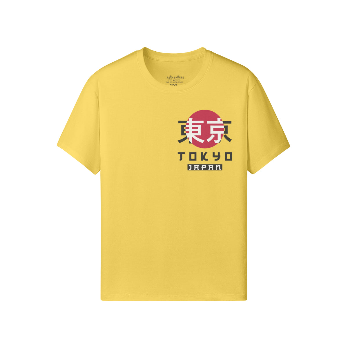 Print T-Shirt Vorder und Rückseite Japan Design-ASIA-Shirts