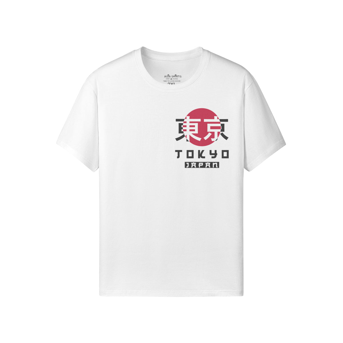 Print T-Shirt Vorder und Rückseite Japan Design-ASIA-Shirts