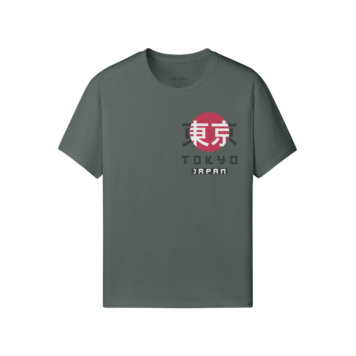 Print T-Shirt Vorder und Rückseite Japan Design-ASIA-Shirts