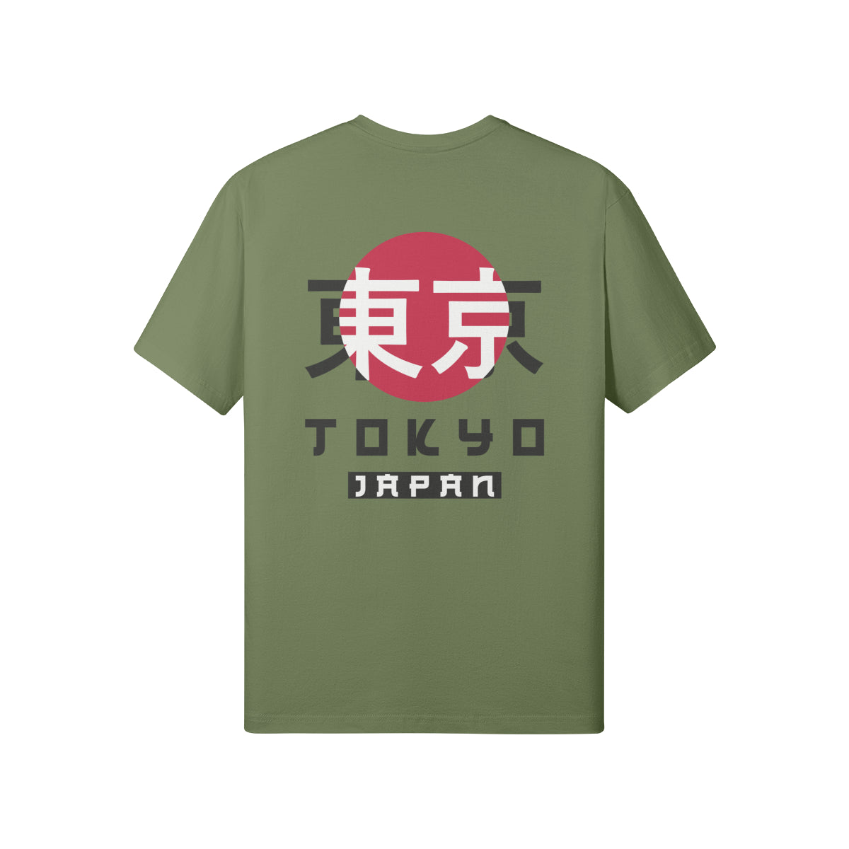 Print T-Shirt Vorder und Rückseite Japan Design-ASIA-Shirts