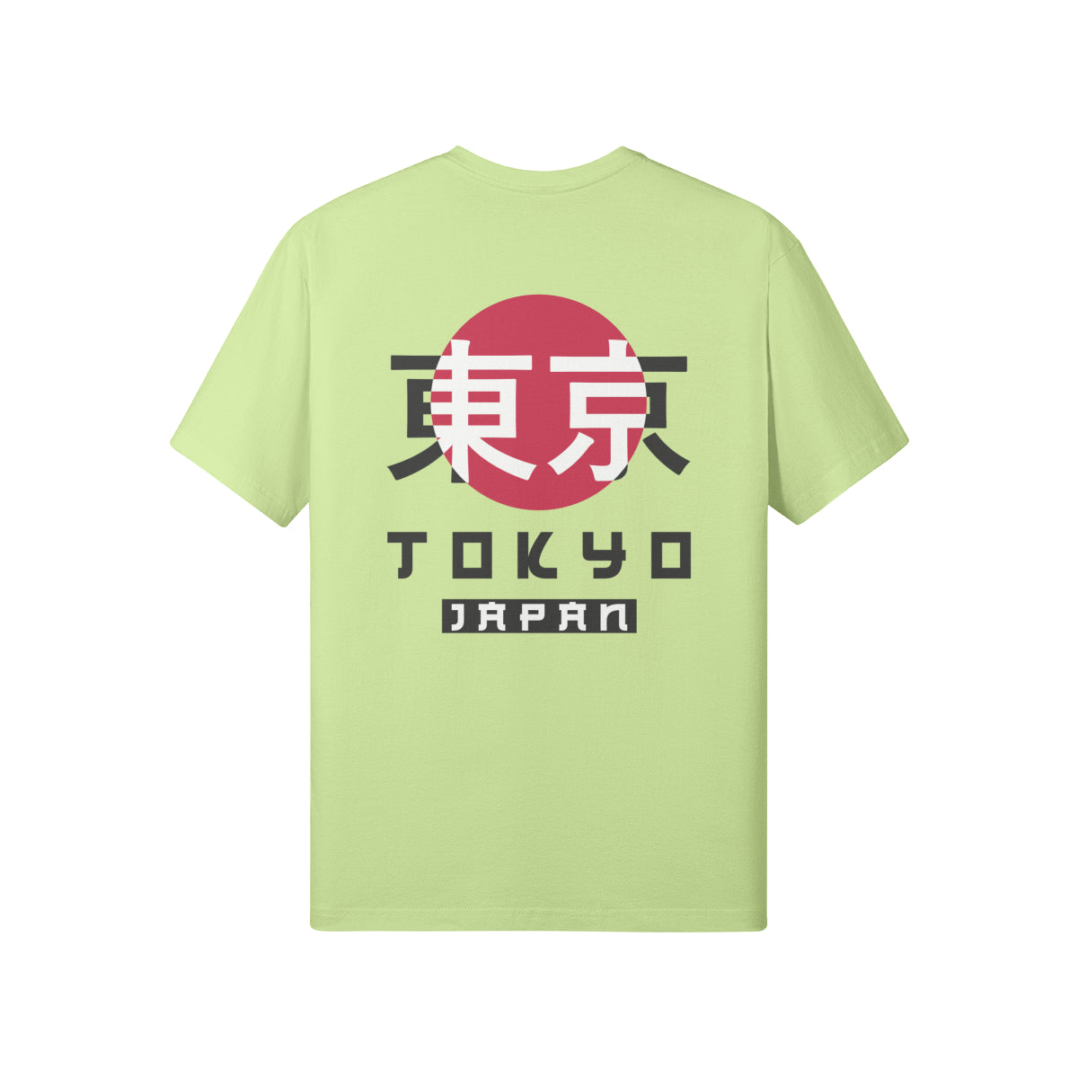 Print T-Shirt Vorder und Rückseite Japan Design-ASIA-Shirts