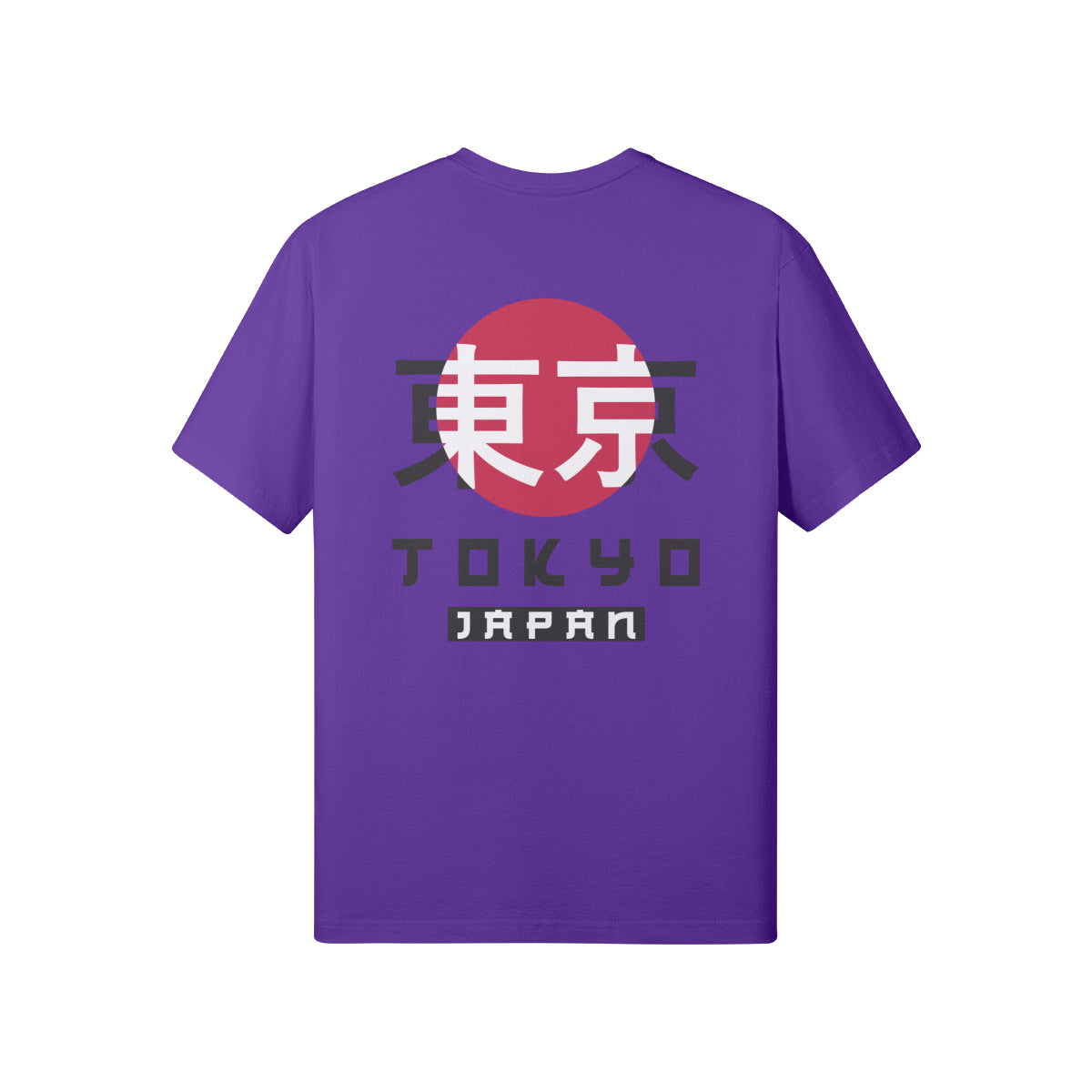 Print T-Shirt Vorder und Rückseite Japan Design-ASIA-Shirts