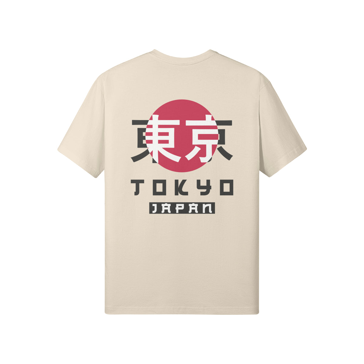 Print T-Shirt Vorder und Rückseite Japan Design-ASIA-Shirts