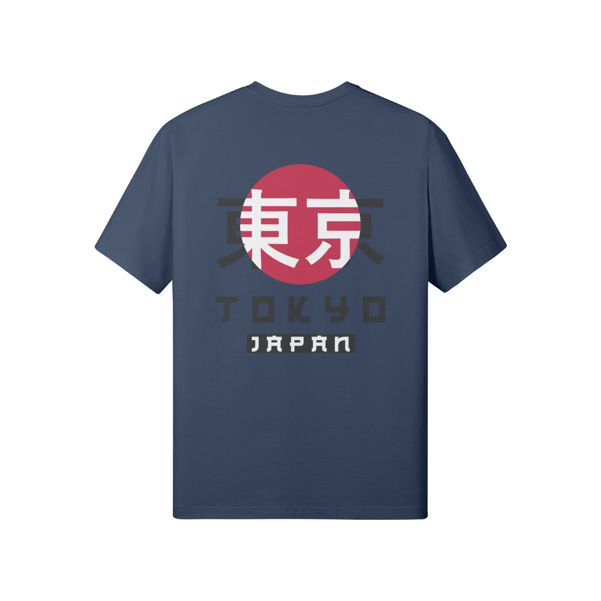 Print T-Shirt Vorder und Rückseite Japan Design-ASIA-Shirts