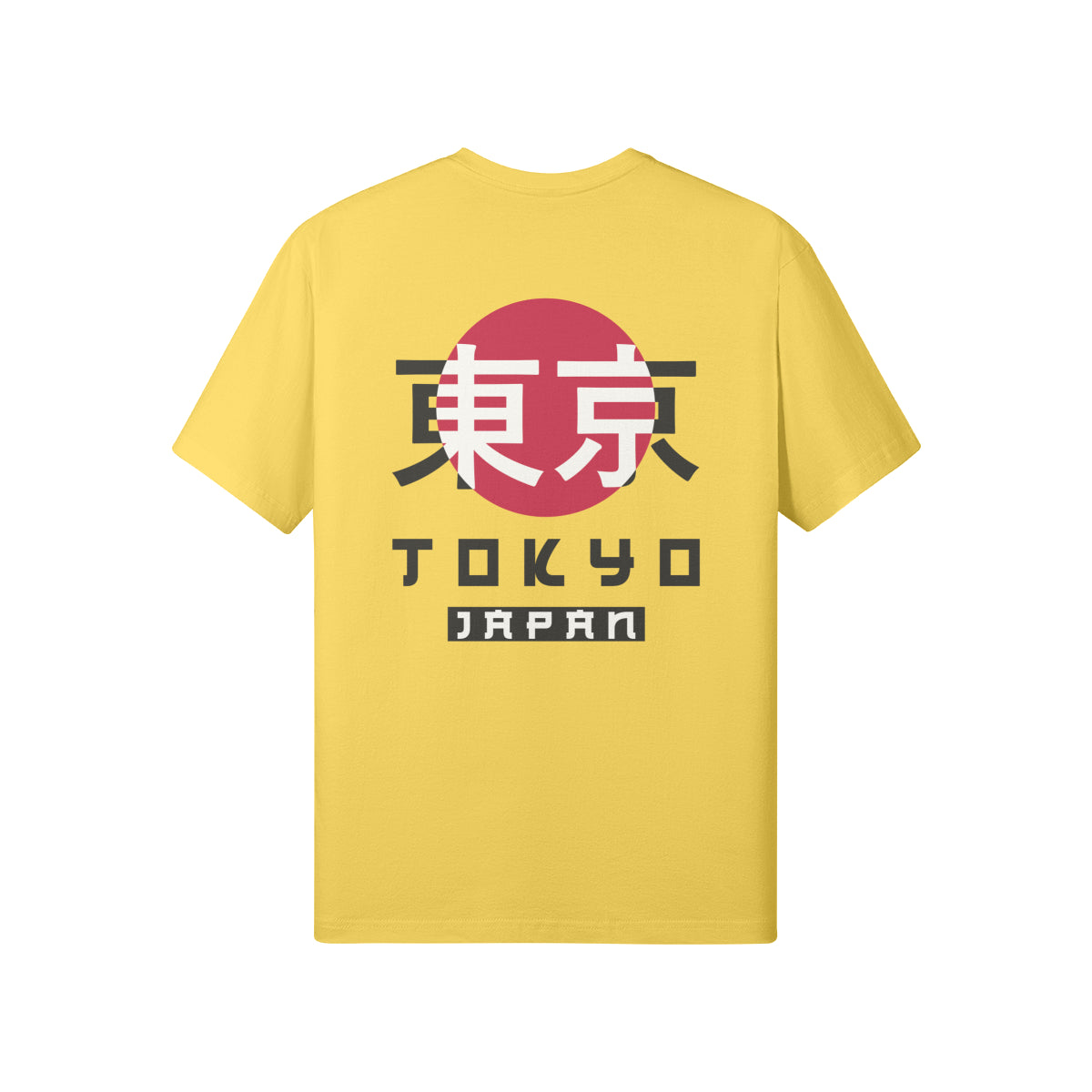 Print T-Shirt Vorder und Rückseite Japan Design-ASIA-Shirts