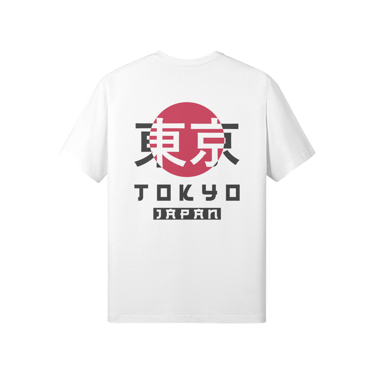 Print T-Shirt Vorder und Rückseite Japan Design-ASIA-Shirts