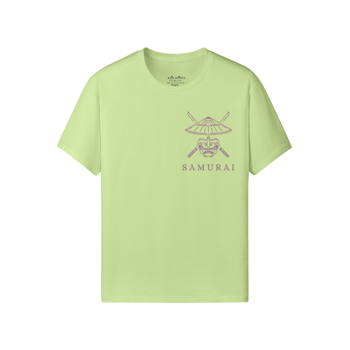 Print T-Shirt Samurai Vorder und Rückseite Design-ASIA-Shirts