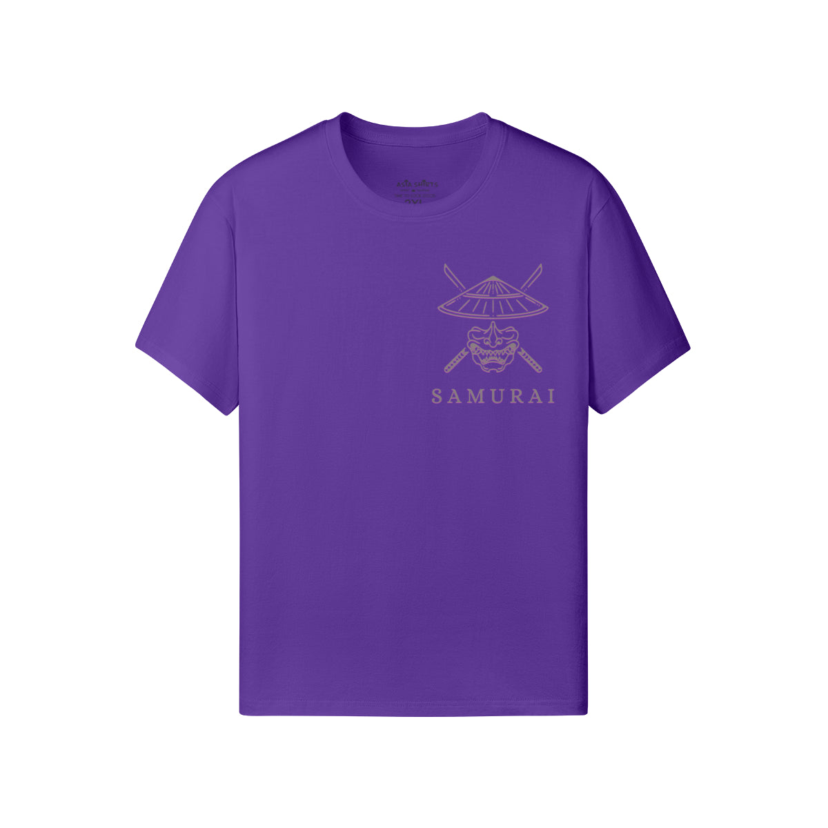 Print T-Shirt Samurai Vorder und Rückseite Design-ASIA-Shirts