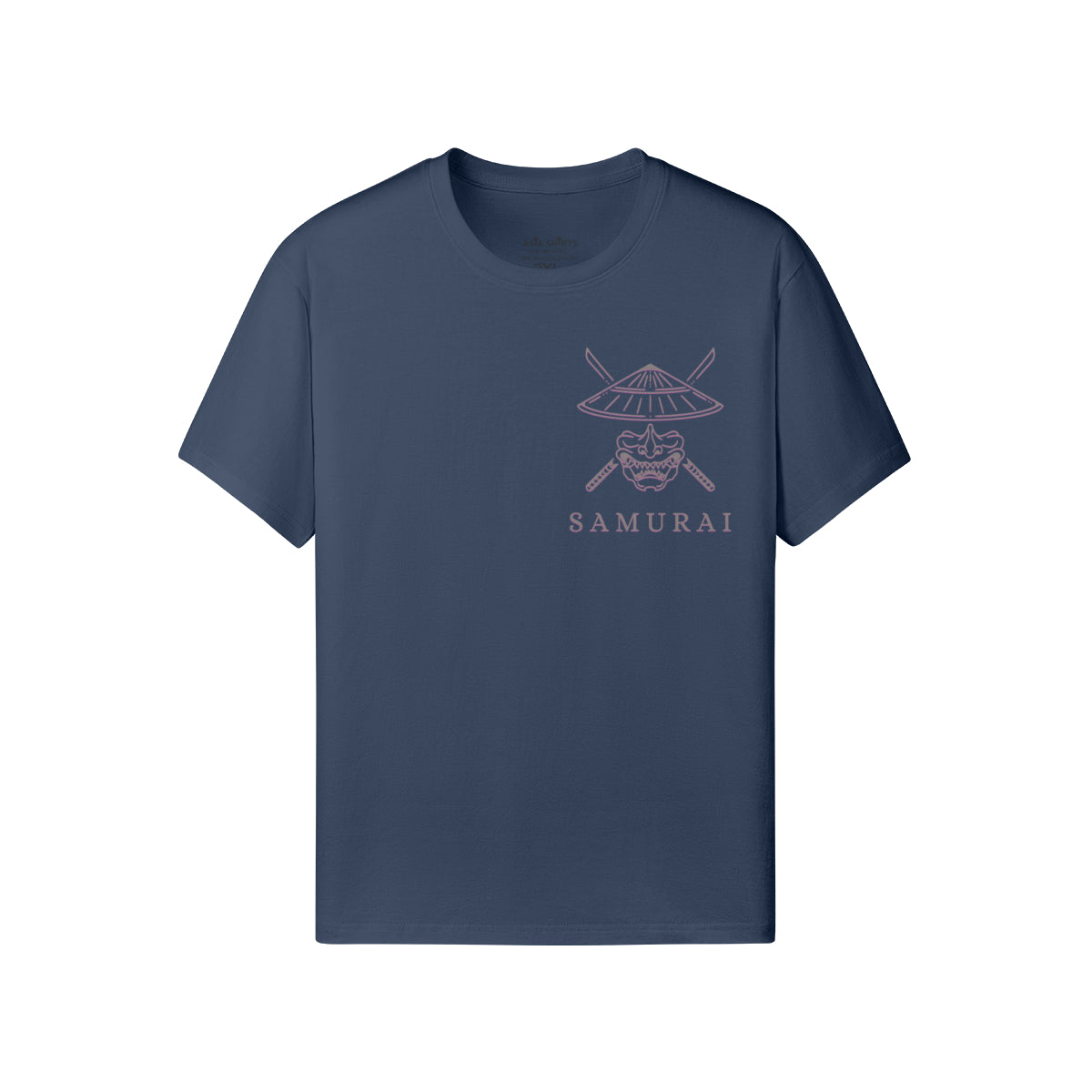 Print T-Shirt Samurai Vorder und Rückseite Design-ASIA-Shirts