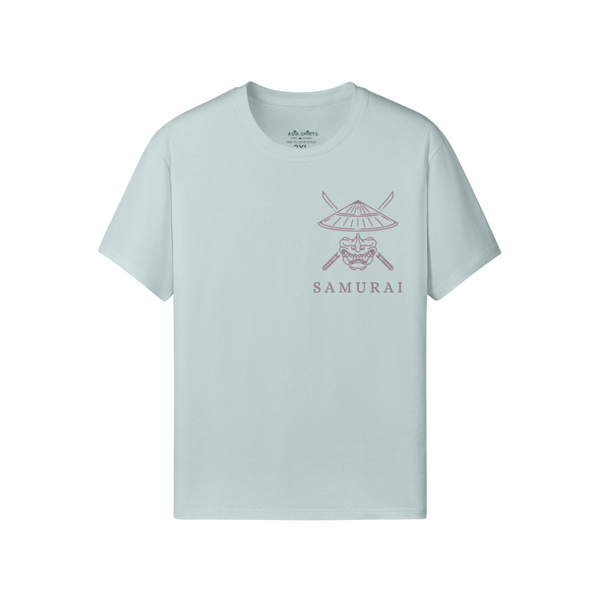 Print T-Shirt Samurai Vorder und Rückseite Design-ASIA-Shirts