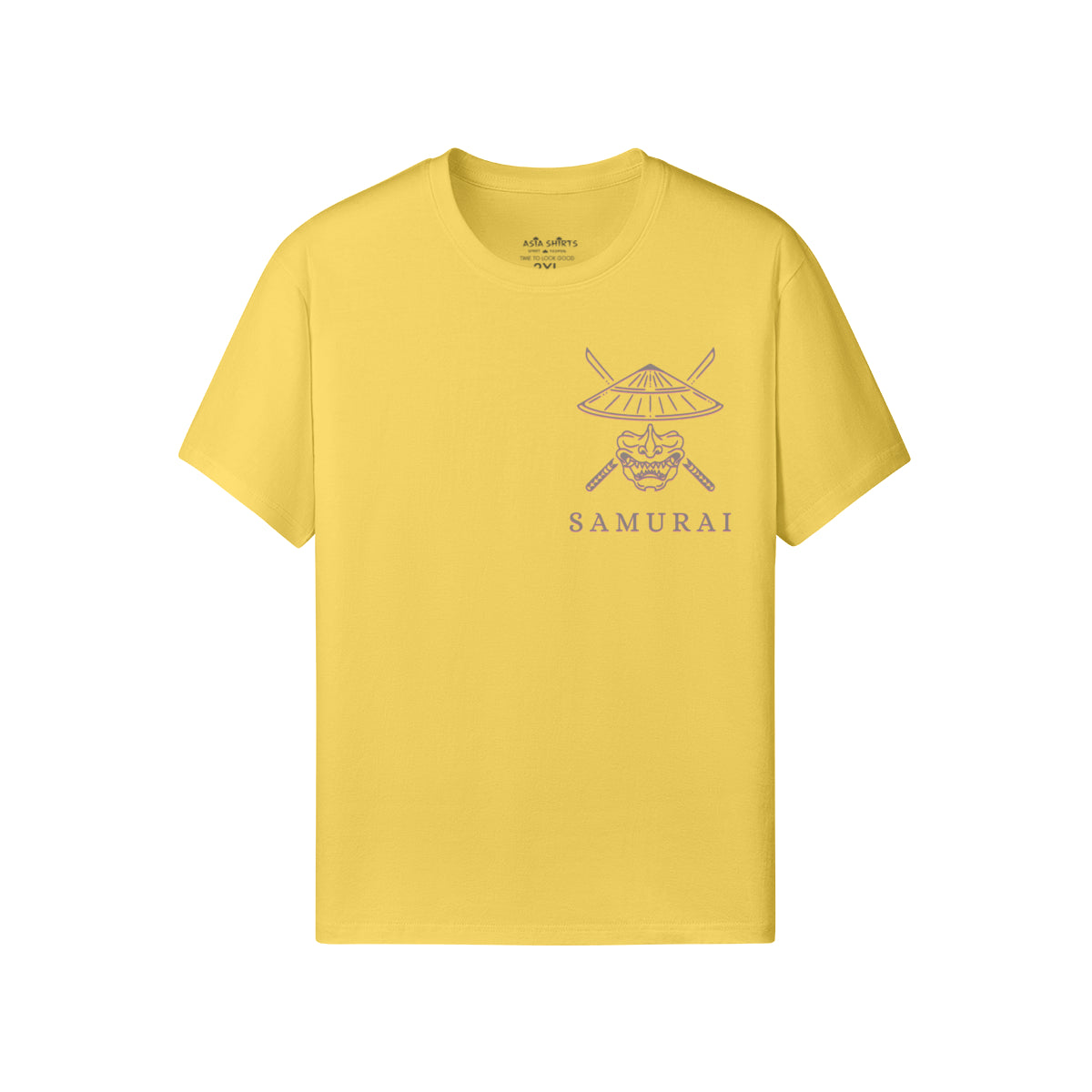 Print T-Shirt Samurai Vorder und Rückseite Design-ASIA-Shirts
